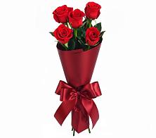 Букет 5 Красных роз Эдлесс Лав в Кушнаренково