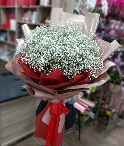 Букет цветов из: Гипсофила в Кушнаренково
