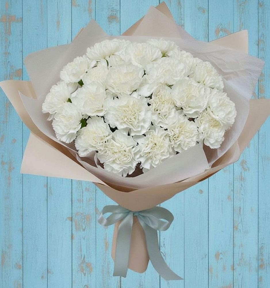 Букет цветов из: Гвоздики в Кушнаренково