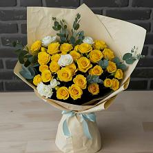 Букет цветов из:  Розы в Кушнаренково