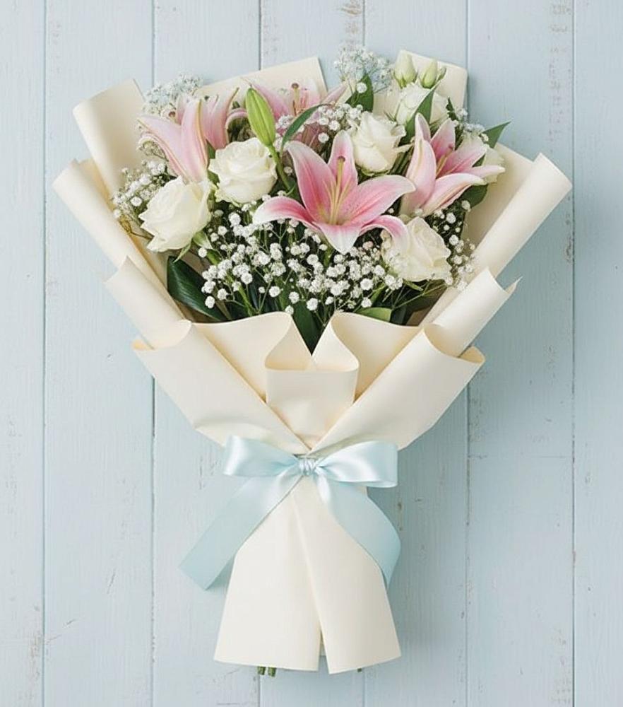 Букет цветов из: Лилии в Кушнаренково