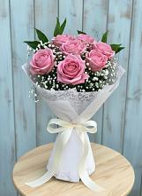 Букет цветов из:  Розы в Кушнаренково