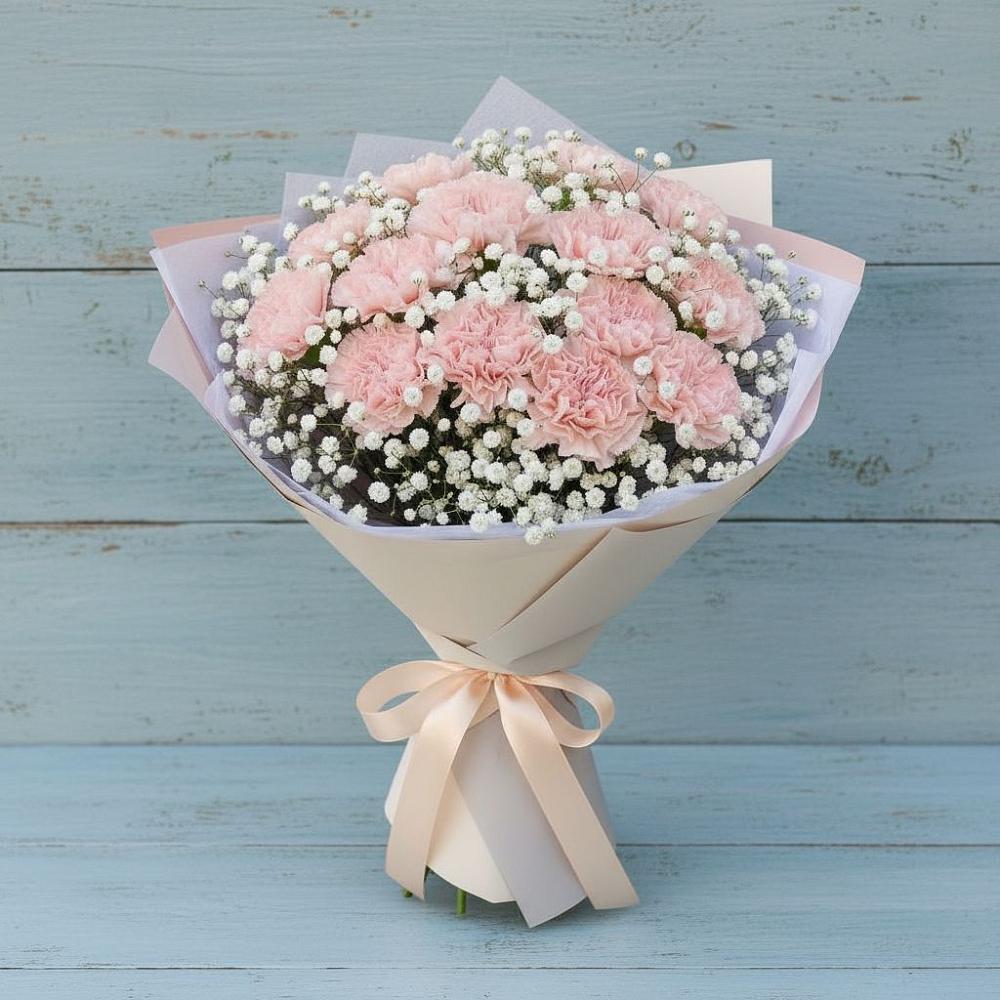 Букет цветов из: Гвоздики в Кушнаренково