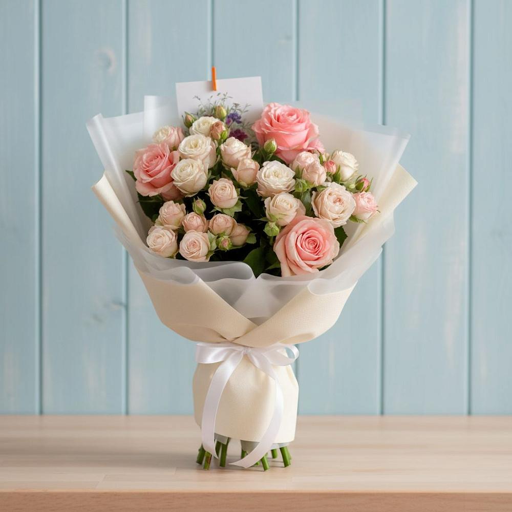 Букет цветов из: Розы в Кушнаренково