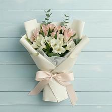 Букет цветов из:  Альстромерии в Кушнаренково
