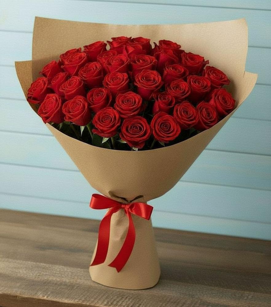 Букет Красные розы Милано в Кушнаренково