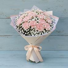 Букет цветов из:  Гвоздики в Кушнаренково