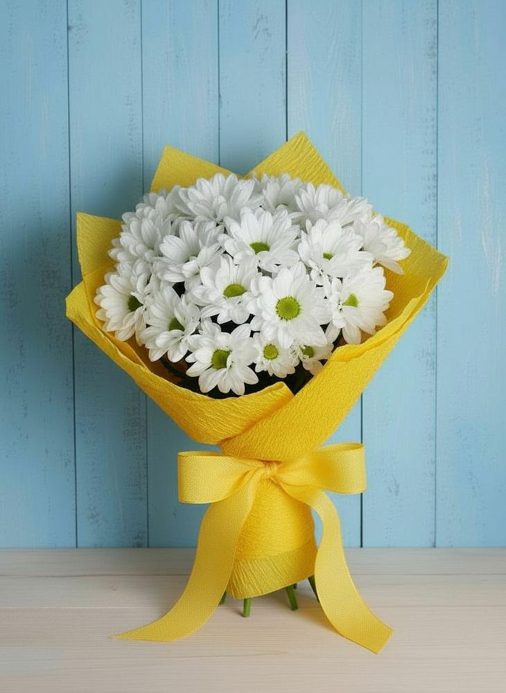 Букет цветов из: Хризантемы в Кушнаренково