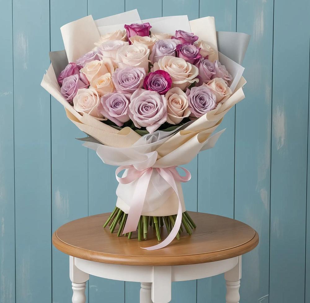 Букет цветов из: Розы в Кушнаренково