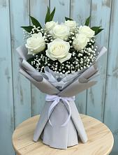 Букет цветов из:  Розы в Кушнаренково