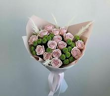 Букет цветов из:  Розы и Хризантемы в Кушнаренково