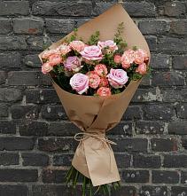 Букет цветов из:  Розы в Кушнаренково