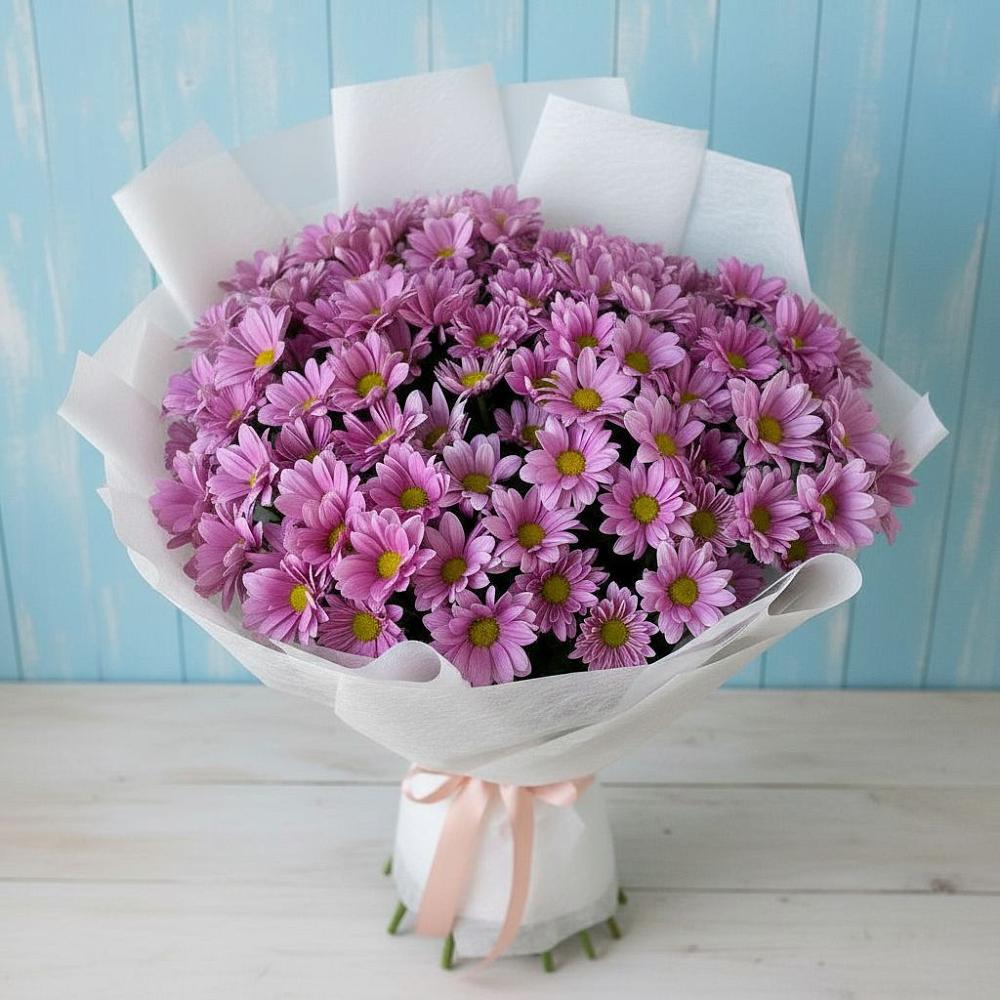 Букет цветов из: Хризантемы в Кушнаренково