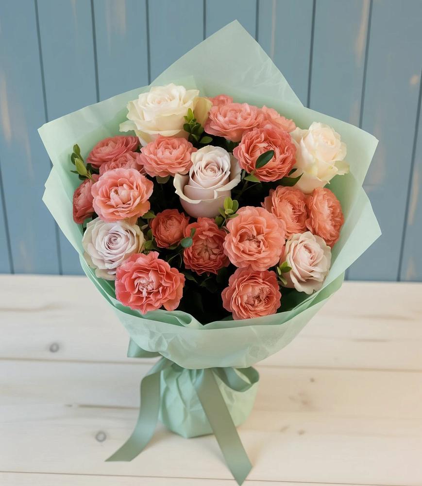 Букет цветов из: Розы в Кушнаренково