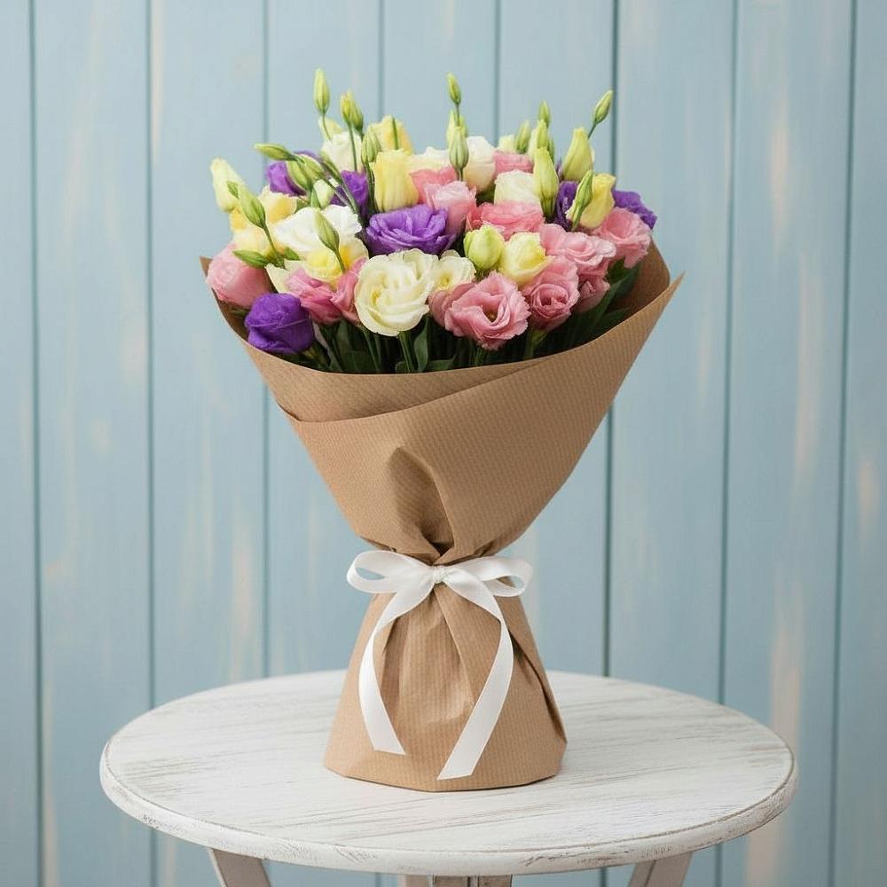 Букет цветов из: Лизиантусы в Кушнаренково