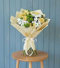 Букет цветов из:  Хризантемы и Розы #REPLACE_PRED# Кушнаренково