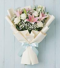 Букет цветов из:  Лилии в Кушнаренково