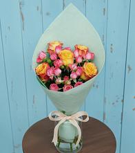 Букет цветов из:  Розы в Кушнаренково